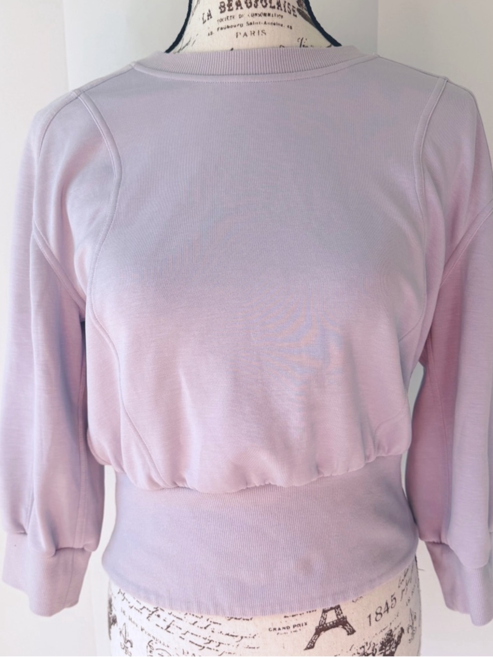 Lululemon Softstreme Light Lavender Pullover Sweatshirt